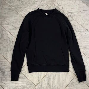 Lululemon Athletica Black Sweatshirt Classic Crewneck